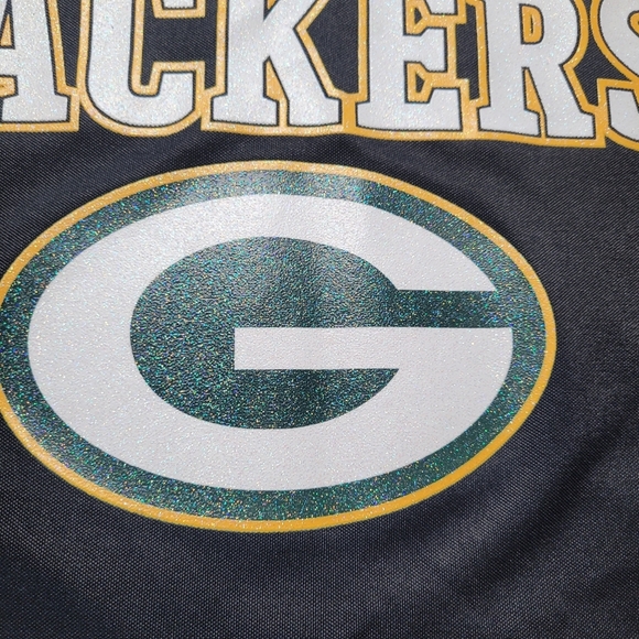 NWT Greenbay Packer NFL Team Apparel Short Sleeve Tee Black/White Women's M - Picture 9 of 11
